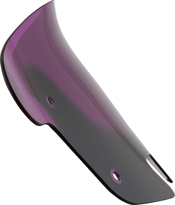 KLOCK WERKS Kolor Flare* Windshield - 10" - Purple KWW-04-0641