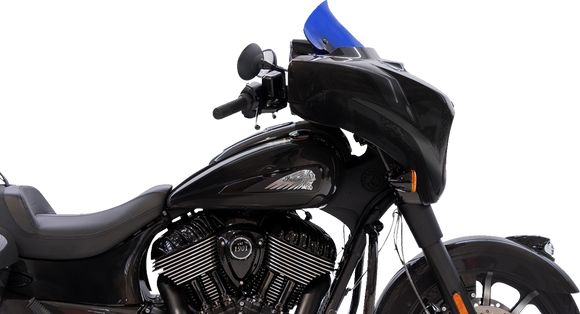 KLOCK WERKS Kolor Flare* Windshield - 10" - Blue KWW-04-0640