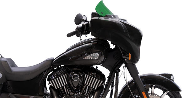 KLOCK WERKS Kolor Flare* Windshield - 10" - Green KWW-04-0639