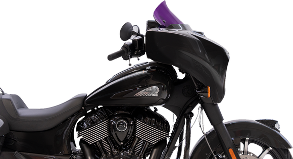 KLOCK WERKS Kolor Flare* Windshield - 10" - Purple KWW-04-0641