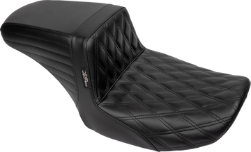 LE PERA Kickflip Seat - Double Diamond Stitch - FLH/FLT '23-'25 LV-597DD