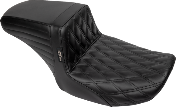 LE PERA Kickflip Seat - Double Diamond Stitch - FLH/FLT '23-'25 LV-597DD