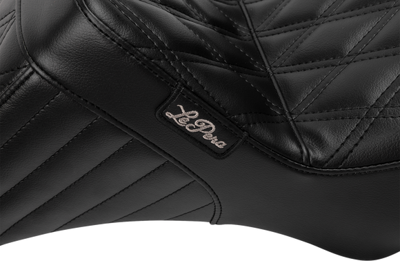 LE PERA Tailwhip Daddy Long Legs Seat - Double Diamond - FLH/FLT '23-'25 LV-587DLDD
