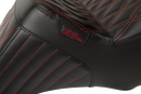 LE PERA Tailwhip Seat - Red Double Diamond Stitch - FLH/FLT '23-'25 LV-587DD-R01