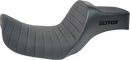 SLYFOX Highnoon Seat - Vinyl - Classic Stitch - Black Logo - Dyna '12-'16 4694A-slyfox