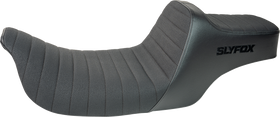 SLYFOX Highnoon Seat - Vinyl - Classic Stitch - Black Logo - FL '97-'07 4702A-SlyFox