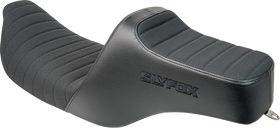 SLYFOX Highnoon Seat - Vinyl - Classic Stitch - Black Logo - FL '97-'07 4702A-SlyFox