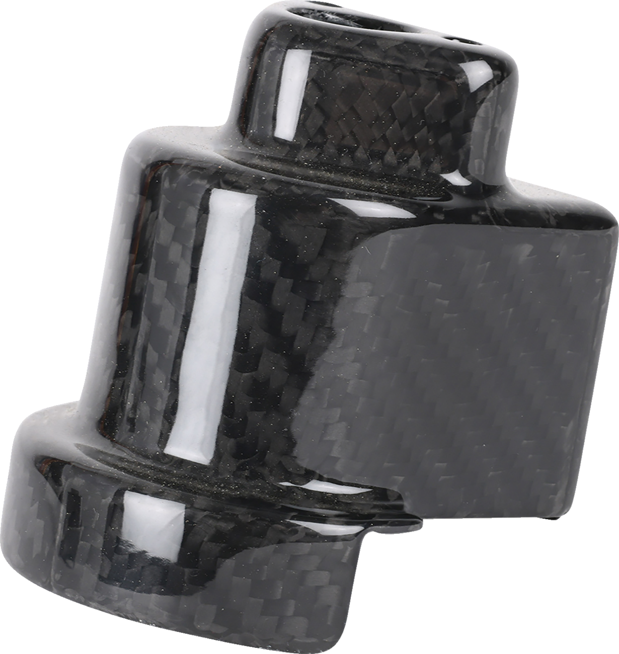 THRASHIN SUPPLY CO. Cover Steering Lock - Gloss Weave Carbon Fiber TSC-3033-0