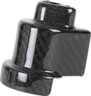 THRASHIN SUPPLY CO. Cover Steering Lock - Gloss Weave Carbon Fiber TSC-3033-0