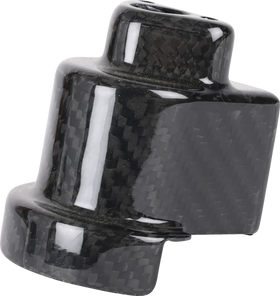 THRASHIN SUPPLY CO. Cover Steering Lock - Gloss Weave Carbon Fiber TSC-3033-0