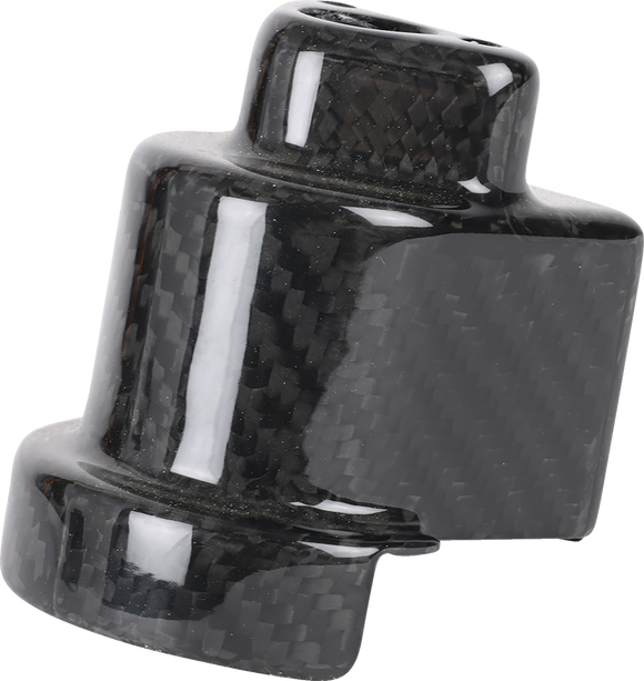 THRASHIN SUPPLY CO. Cover Steering Lock - Gloss Weave Carbon Fiber TSC-3033-0