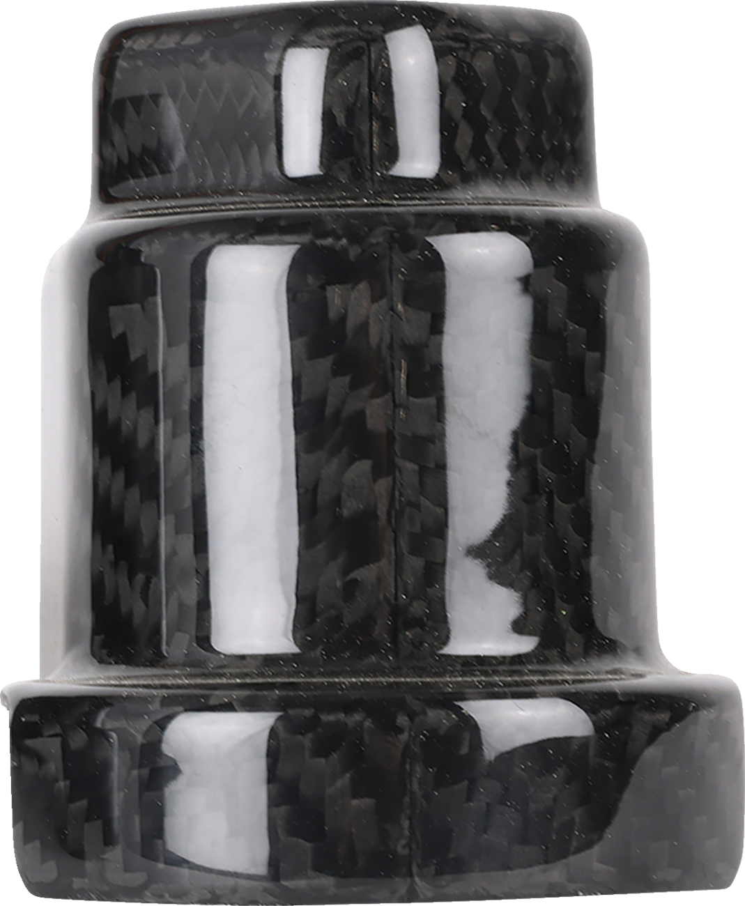 THRASHIN SUPPLY CO. Cover Steering Lock - Gloss Weave Carbon Fiber TSC-3033-0