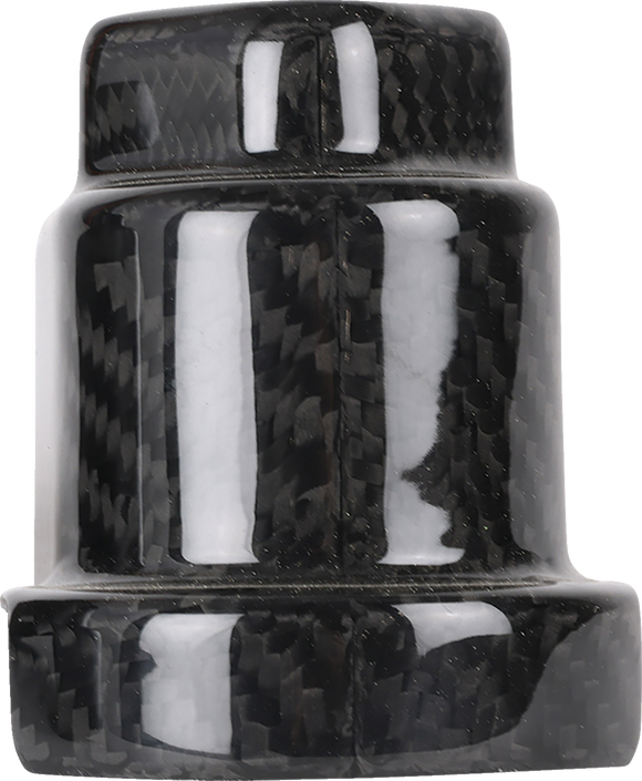 THRASHIN SUPPLY CO. Cover Steering Lock - Gloss Weave Carbon Fiber TSC-3033-0