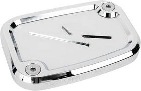 THRASHIN SUPPLY CO. Master Cylinder Cover - Brake - Front - Chrome TSC-3176-3