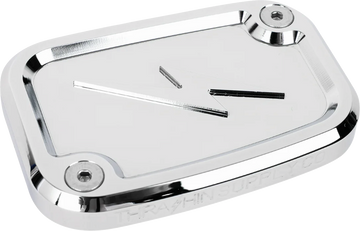 THRASHIN SUPPLY CO. Master Cylinder Cover - Brake - Front - Chrome TSC-3176-3