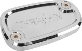 THRASHIN SUPPLY CO. Brake Reservoir Cap - Rear - Chrome - '18+ Softail TSC-3177-3