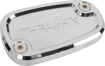 THRASHIN SUPPLY CO. Brake Reservoir Cap - Rear - Chrome - '18+ Softail TSC-3177-3