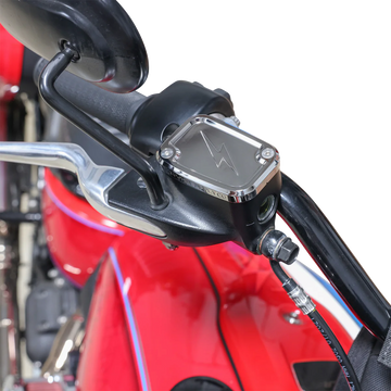 THRASHIN SUPPLY CO. Master Cylinder Cover - Brake - Front - Chrome TSC-3176-3