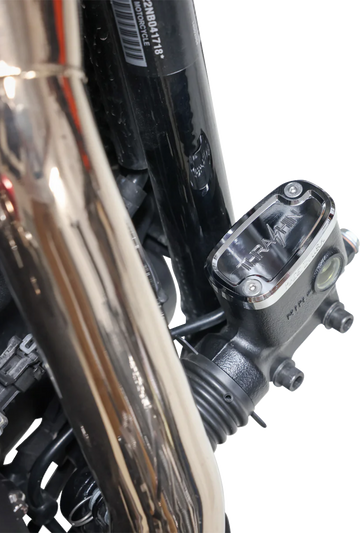 THRASHIN SUPPLY CO. Brake Reservoir Cap - Rear - Chrome - '18+ Softail TSC-3177-3