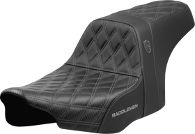 SADDLEMEN Pro Series SDC Performance Seat - Gray Stitching - w/o Backrest - FLT/FLH '23-'24 SC82307D2