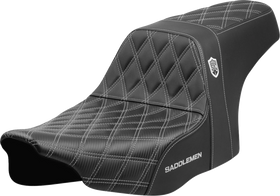 SADDLEMEN Pro Series SDC Performance Seat - Silver Stitching - w/o Backrest - FLT/FLH '23-'24 SC82307D5