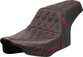SADDLEMEN Pro Series SDC Performance Seat - Red Stitching - w/o Backrest - FLT/FLH '23-'24 SC82307D4