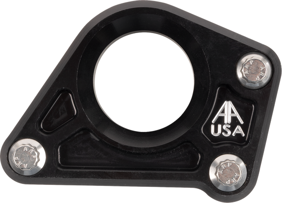 ALLOY ART Floor Board Delete Mount - Black Anodized - M8 M8FMM-2