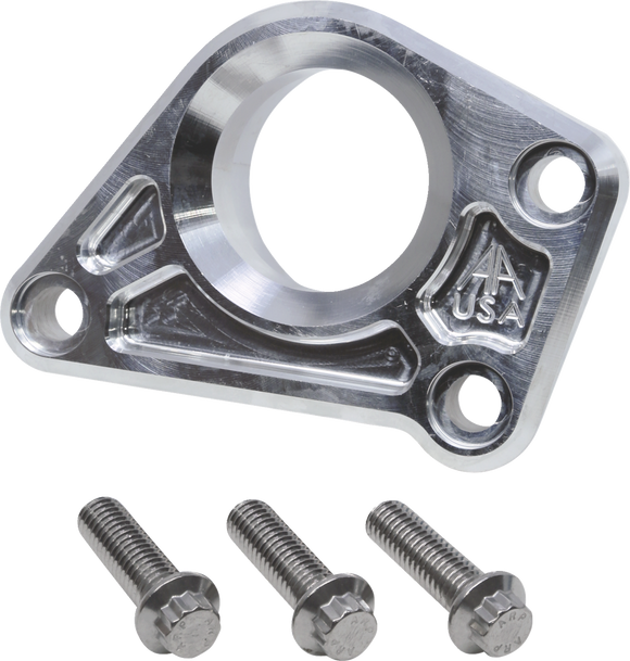 ALLOY ART Floor Board Delete Mount - Machined Raw - M8 M8FMM-1