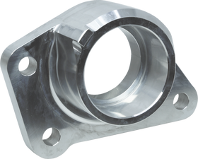 ALLOY ART Floor Board Delete Mount - Machined Raw - M8 M8FMM-1