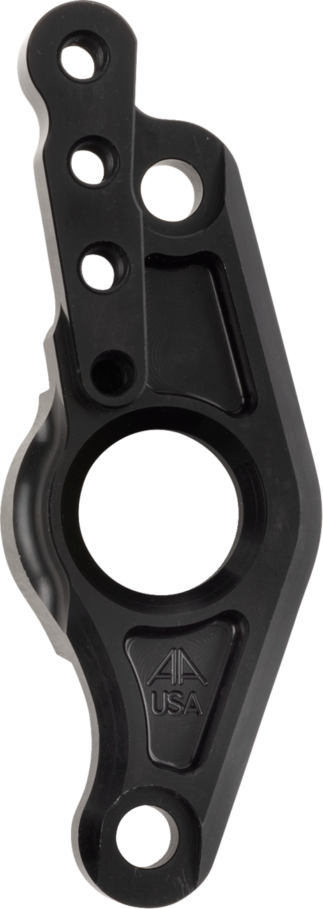ALLOY ART Swingarm Pivot Block - Rear - Black Anodized M8PB-2