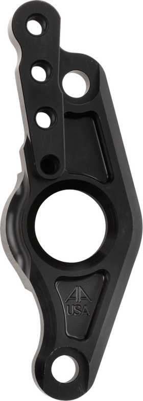 ALLOY ART Swingarm Pivot Block - Rear - Black Anodized M8PB-2