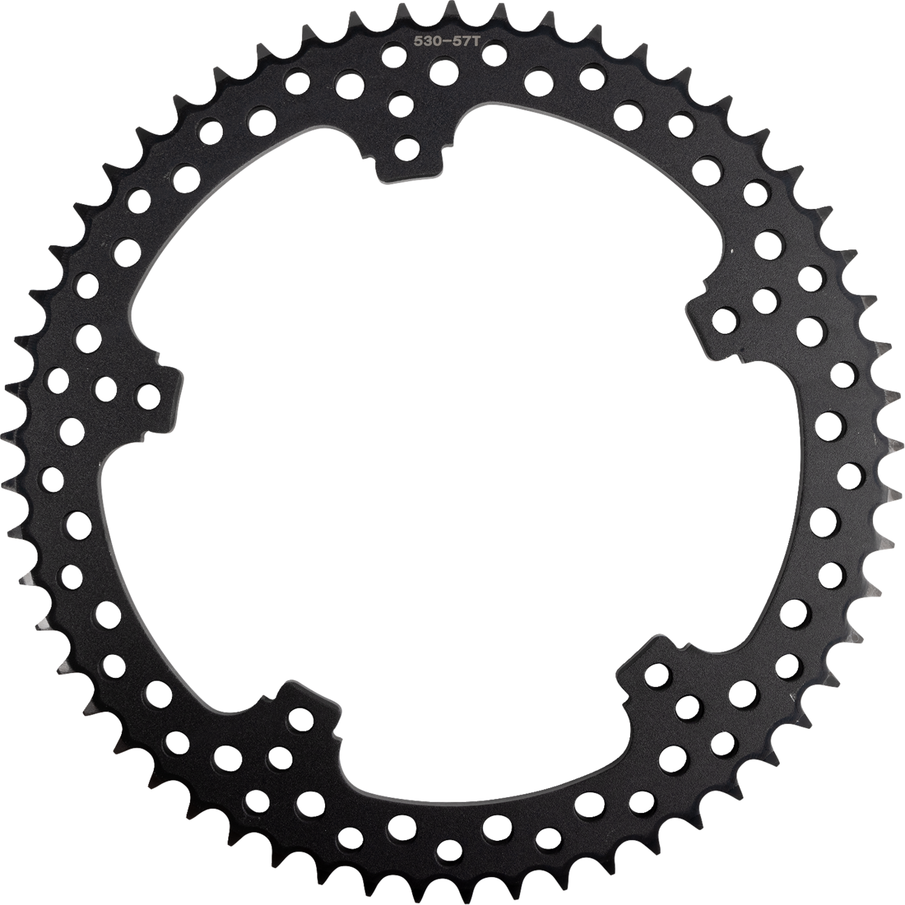 ARLEN NESS Rear Sprocket - Jagged - 57 Tooth - Black - FLT/FLH 300-204