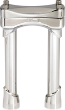 BILTWELL Murdock Handlebar Risers - 8" - Chrome 6403-105-08