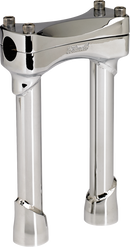 BILTWELL Murdock Handlebar Risers - 8" - Chrome 6403-105-08