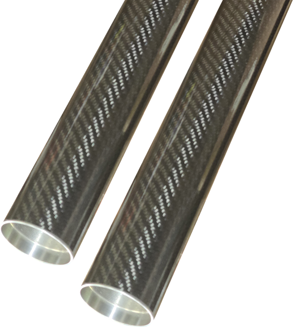 CUSTOM CYCLE ENGINEERING Fork Tubes - 49 mm - 23.75" - Black 716000