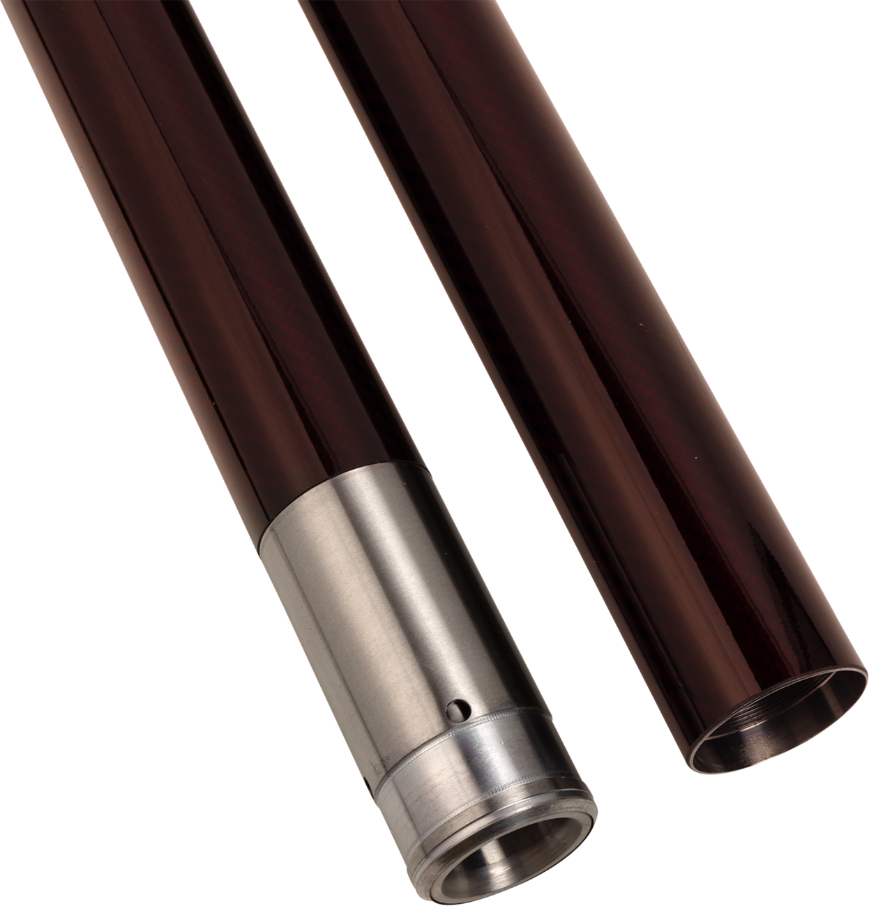 CUSTOM CYCLE ENGINEERING Fork Tubes - 49 mm - 23.75" - Deep Red 716100