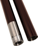 CUSTOM CYCLE ENGINEERING Fork Tubes - 49 mm - 23.875" - Deep Red 716103