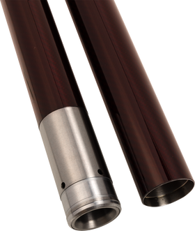CUSTOM CYCLE ENGINEERING Fork Tubes - 49 mm - 23.875" - Deep Red 716103