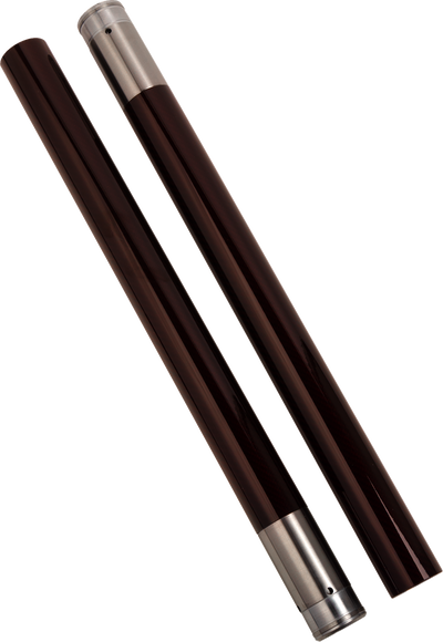 CUSTOM CYCLE ENGINEERING Fork Tubes - 49 mm - 23.75" - Deep Red 716100