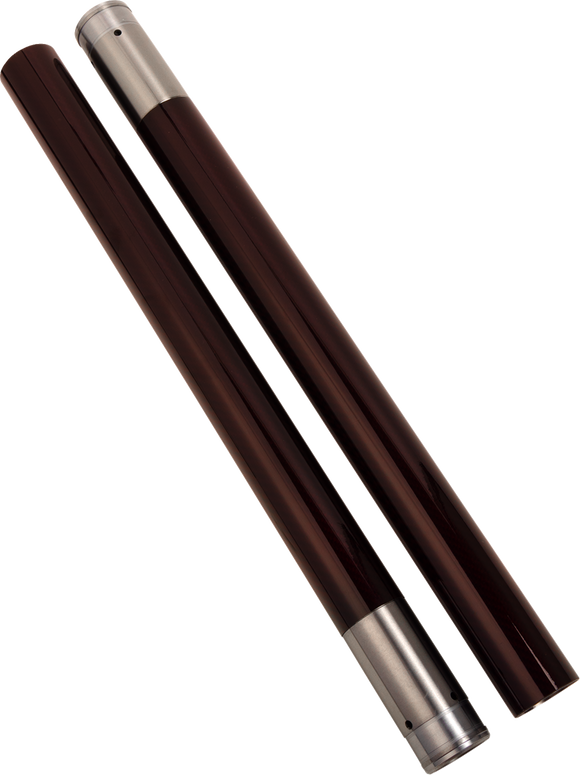 CUSTOM CYCLE ENGINEERING Fork Tubes - 49 mm - 23.875" - Deep Red 716103