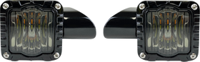 CUSTOM DYNAMICS Turn Signal - Shark Demon* - LED - Front - Smoke Lens SD-RG-FT-AW
