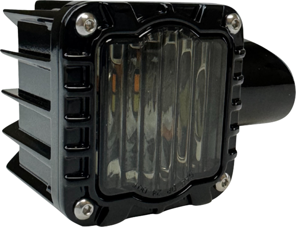 CUSTOM DYNAMICS Turn Signal - Shark Demon* - LED - Front - Smoke Lens SD-RG-FT-AW