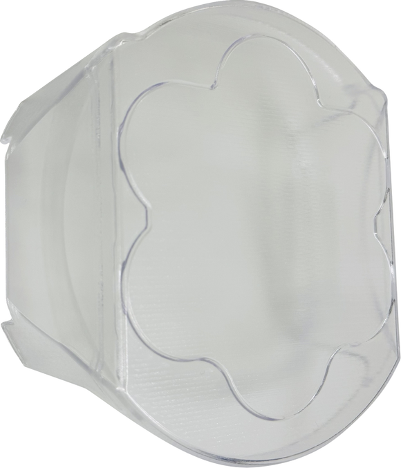 CUSTOM DYNAMICS Headlight Guard - Shark Demon? 2 - Clear SD2-GUARD-C