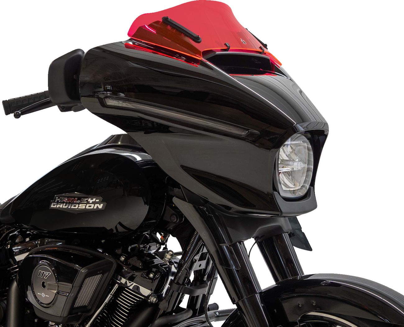 KLOCK WERKS Kolor Flare* Windshield - 6-1/2" - Pink Ice - FLHX KWW-01-0736
