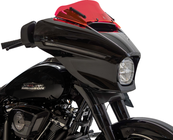 KLOCK WERKS Kolor Flare* Windshield - 6-1/2" - Pink Ice - FLHX KWW-01-0736