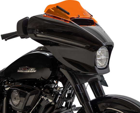 KLOCK WERKS Kolor Flare* Windshield - 6-1/2" - Orange Ice - FLHX KWW-01-0737
