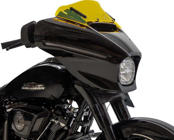 KLOCK WERKS Kolor Flare* Windshield - 6-1/2" - Yellow Ice - FLHX KWW-01-0738
