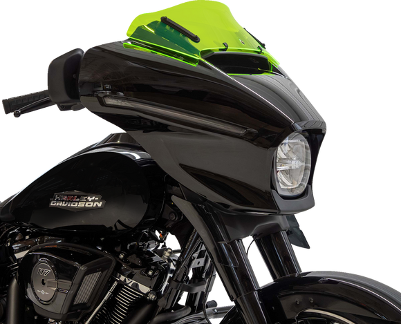 KLOCK WERKS Kolor Flare* Windshield - 6-1/2" - Green Ice - FLHX KWW-01-0739