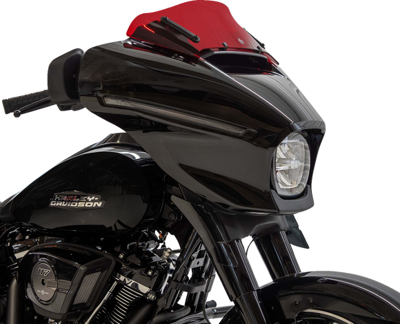 KLOCK WERKS Kolor Flare* Windshield - 6-1/2" - Red - FLHX KWW-01-0741