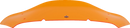 KLOCK WERKS Kolor Flare* Windshield - 6-1/2" - Orange - FLHX KWW-01-0742